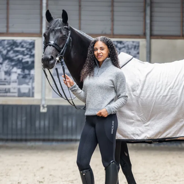 Kingsland KLAudrey Ladies Half Zip gebreide trui